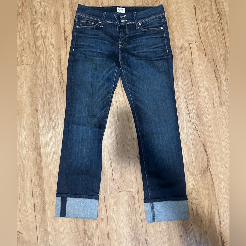 Hudson Ginny straight jeans W/Cuff WC215DMS Sz:29